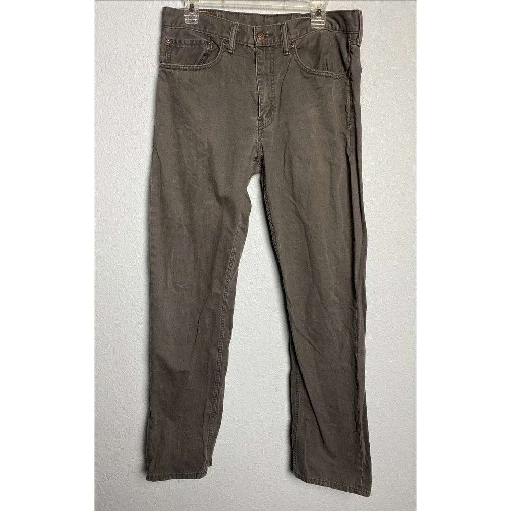 Vintage Levi's 505‎ 34x34 Men's Straight Leg Regular Fit Jeans Dark Gray